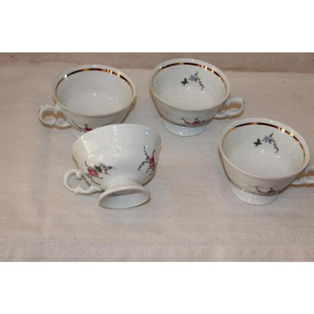Vintage Royal Kent RKT3 Tea Cups – Set of 4 – Made in Poland - Picture 2 of 5